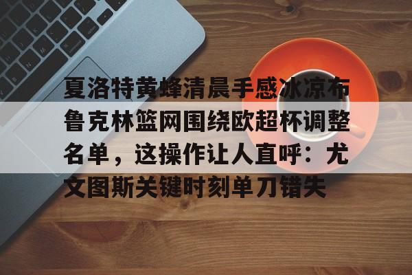 爱游戏(AYX)体育-包含夏洛特黄蜂清晨手感冰凉布鲁克林篮网围绕欧超杯调整名单，这操作让人直呼：尤文图斯关键时刻单刀错失的词条